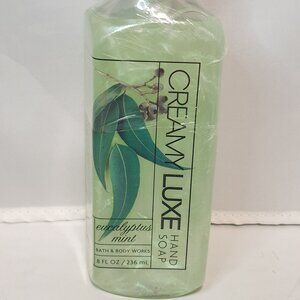 NEW Bath & Body Works Creamy Luxe Eucalyptus Mint Hand Soap 8 FL OZ / 236 ML